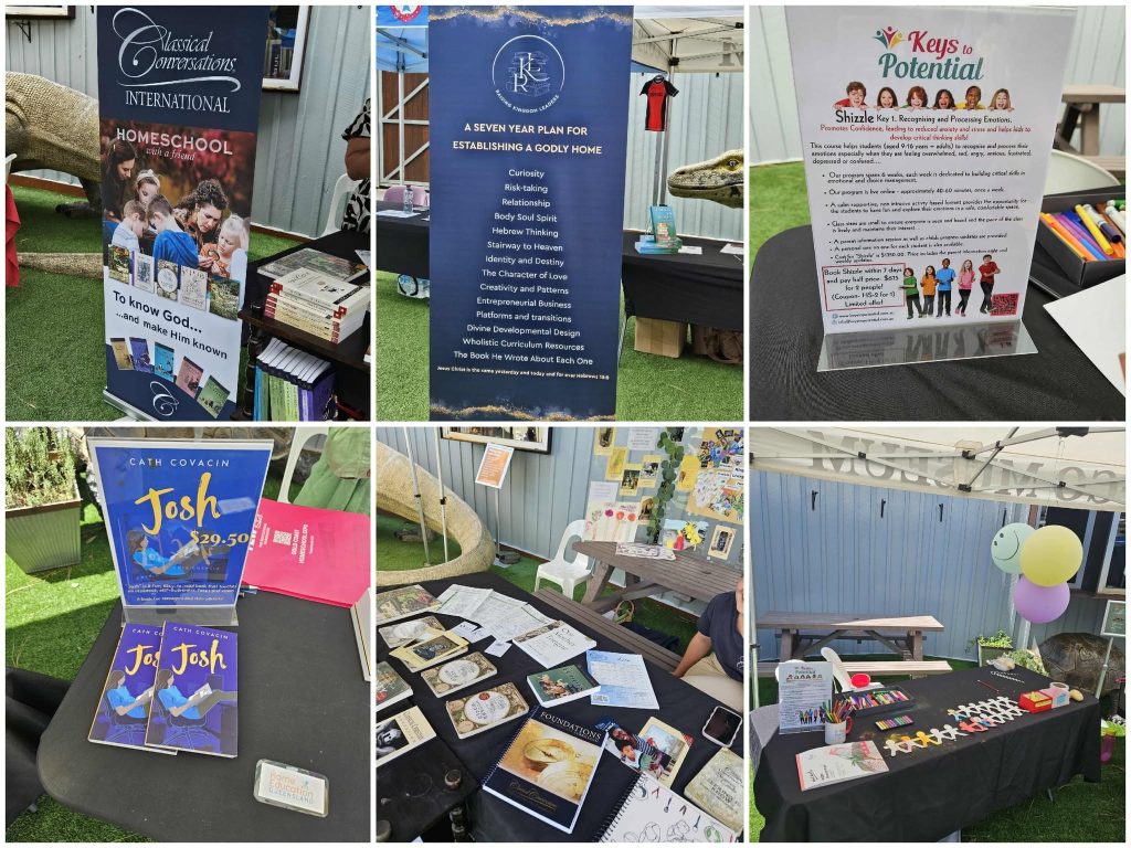Photo of vendor stalls at 2025 Darling Downs Home Education Expo